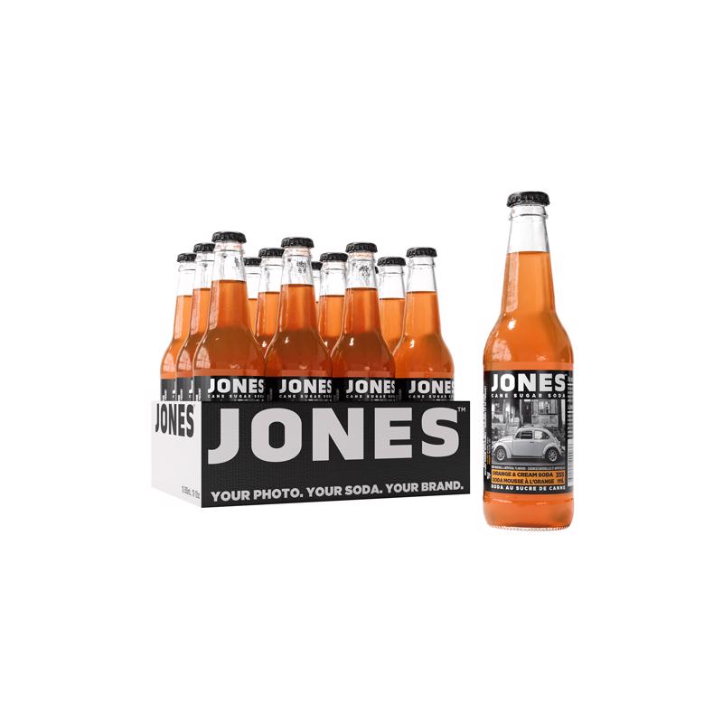 Jones Soda Orange & Creme Cane Sugar Soda 12 oz 1 pk
