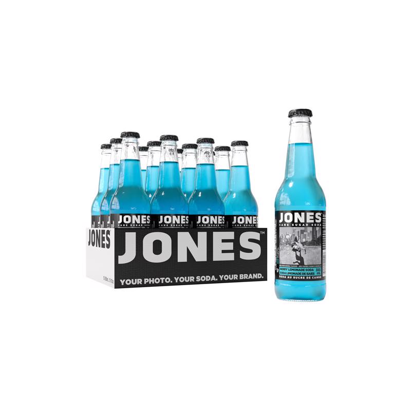 Jones Soda Berry Cane Sugar Soda 12 oz 1 pk