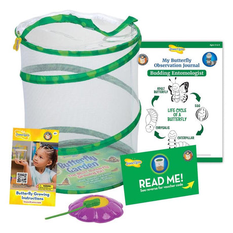 Insect Lore Butterfly Garden Growing Kit Green