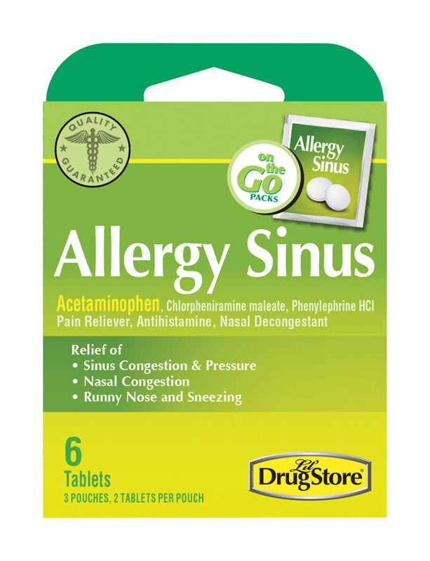 ALLERGY & SINUSRELIEF6CT