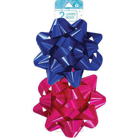 BOWS JUMBO RED/BLUE CRD