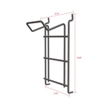 10 in. H X 5 in. W X 4 in. D Black Metal BACKPACK BLOWERL HOOK Pegboard Display