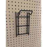 10 in. H X 5 in. W X 4 in. D Black Metal BACKPACK BLOWERL HOOK Pegboard Display