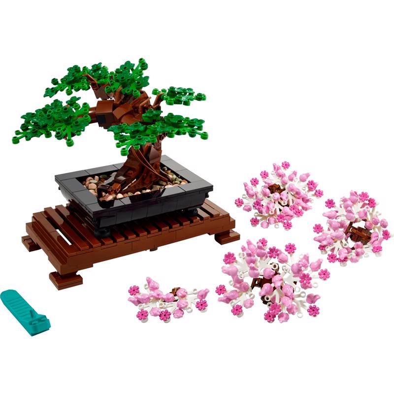 LEGO Bonsai Tree Building Kit ABS Plastic Multicolored 878 pc