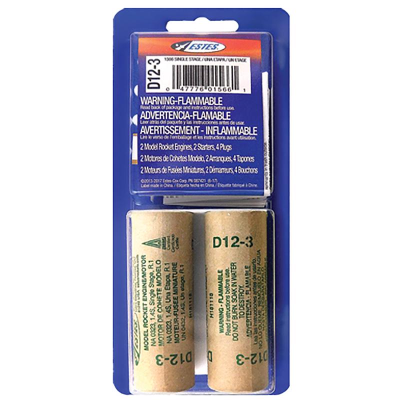 MDL RCKT ENGNS 2PC D12-3