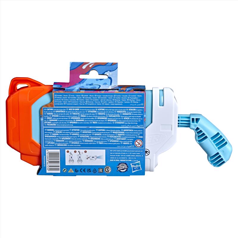 Hasbro Nerf Super Soaker Torrent Water Blaster Plastic Multicolored 8 pc