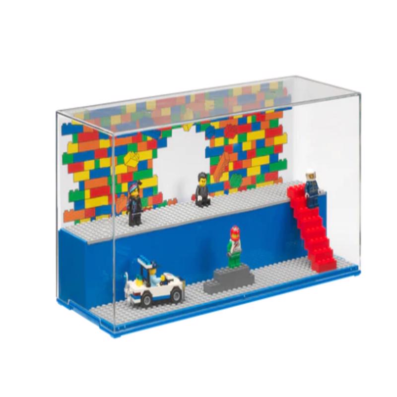 LEGO Play & Display Case Plastic Blue