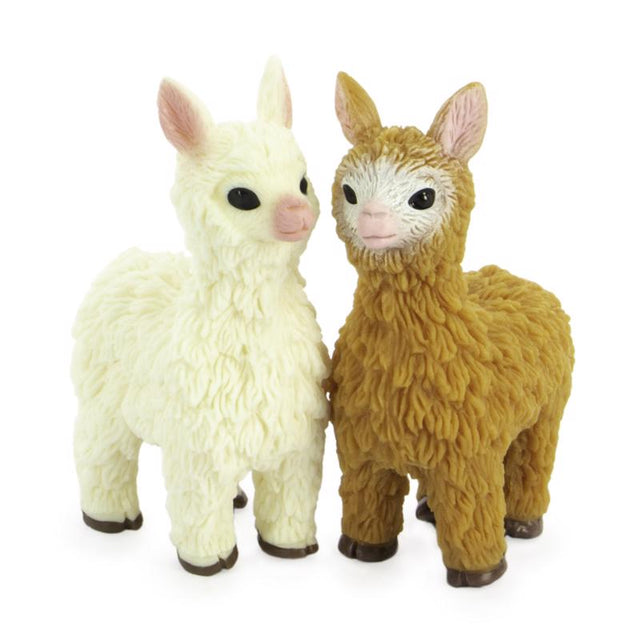 BEANIE LLAMA BWN/WHT 3+