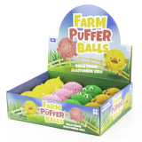 Keycraft Fluffy Farm Puffer Balls Assorted