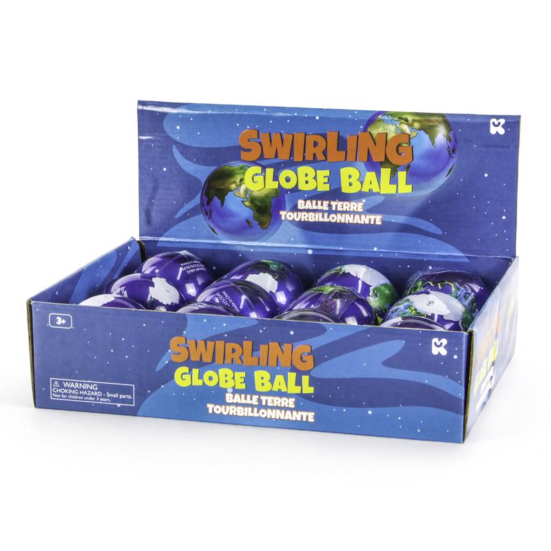 Keycraft Swirling Earth Ball Blue