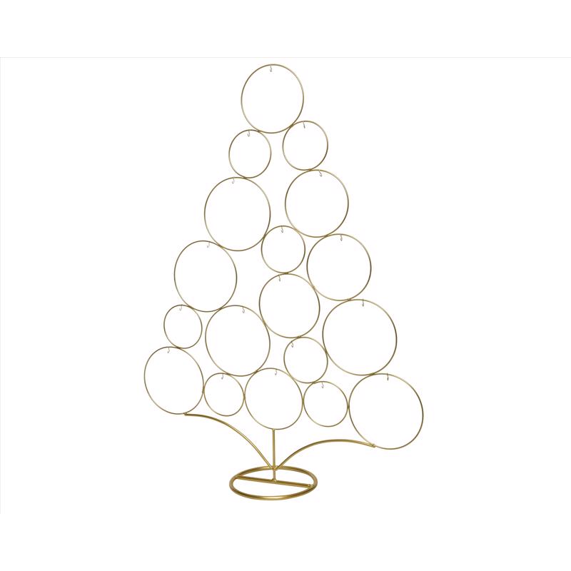 TREE DISPLAY GOLD 33"