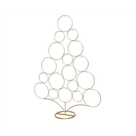 TREE DISPLAY GOLD 33"
