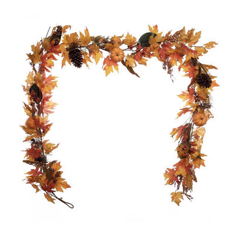 FALL LEAVES GARLAND  9'