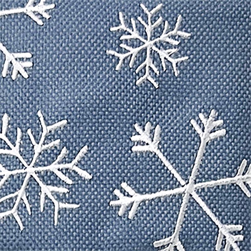 Celebrations Blue/White Snowflake Christmas Stocking 18 in.