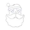 SANTA HEAD SILHOUETT 15"