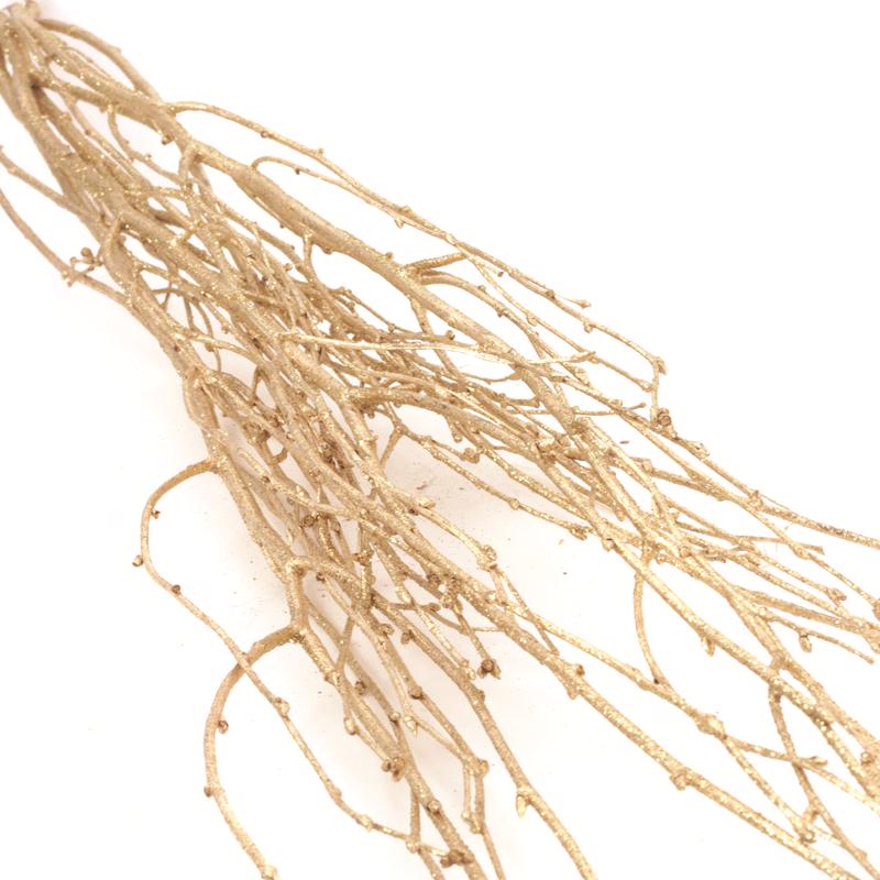 Second Nature Assorted Ornament Balls and Glitter Birch Branches 3-4 ft.