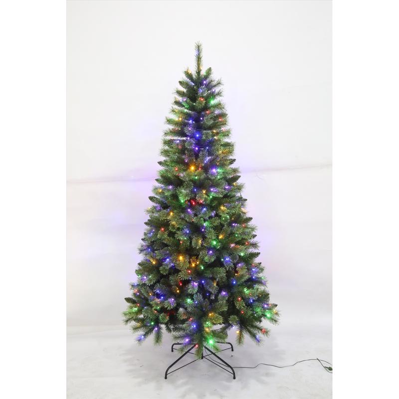 Celebrations 7 ft. Full LED 400 ct Cashmere Pine  Color Changing Christmas Tree