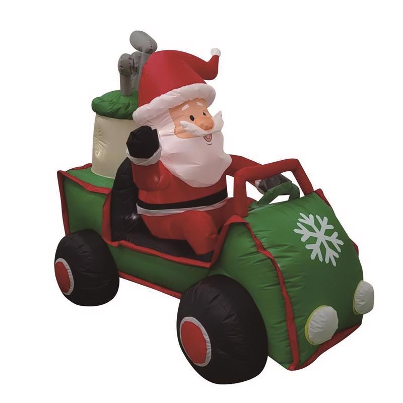 Celebrations Santa in Golf Cart 6 ft. Inflatable