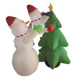 CMAS SNWMN WITH TREE 6"