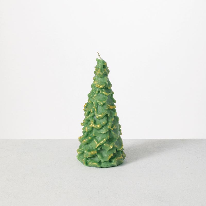 TREE CANDLE GREEN