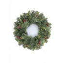 CMAS PNE WREATH LED 24"