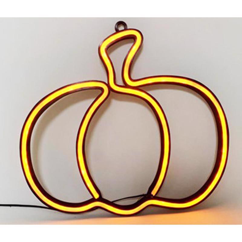 LED B/O PUMPKIN WALL