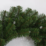 Celebrations 24 in. D LED Prelit Multicolored LED and Multi-Function Northern Pine Wreath