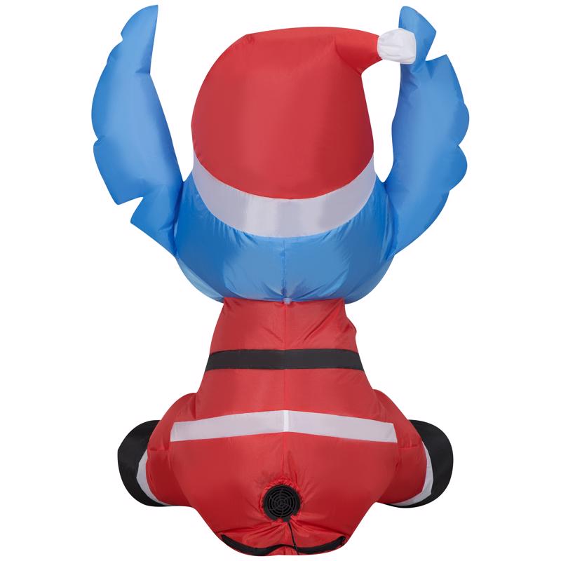 Gemmy Christmas Inflatable Stitch in Santa Suit 36 in. Inflatable