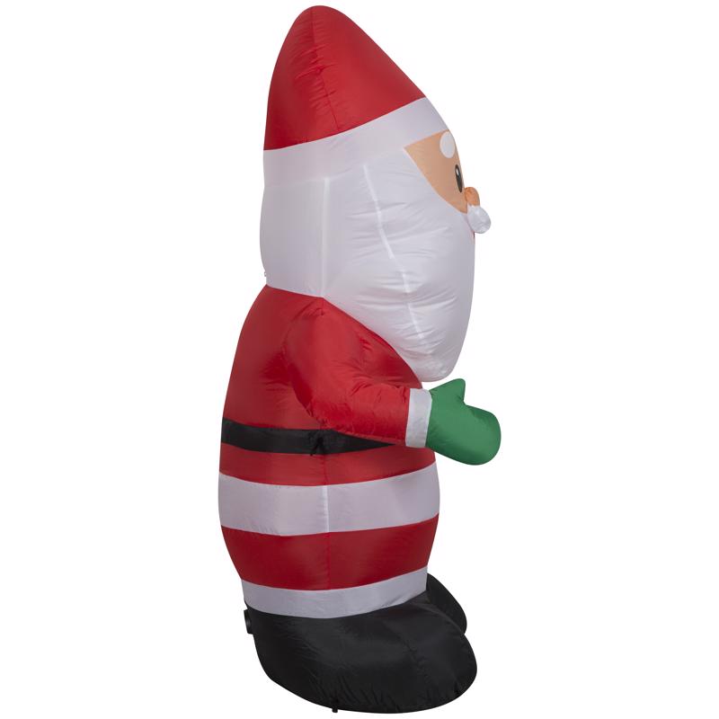 Gemmy Christmas Inflatable Santa Claus 48 in. Inflatable