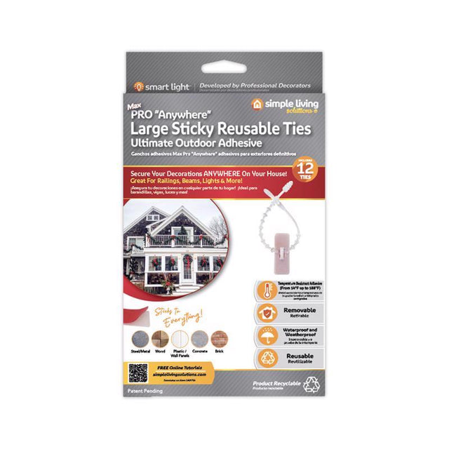 LRGE TIE CLIPS CMAS 12PK