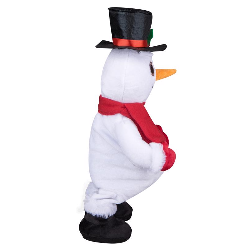 Gemmy Animated Musical Christmas Snowman Animated Decor 15.7480 in.