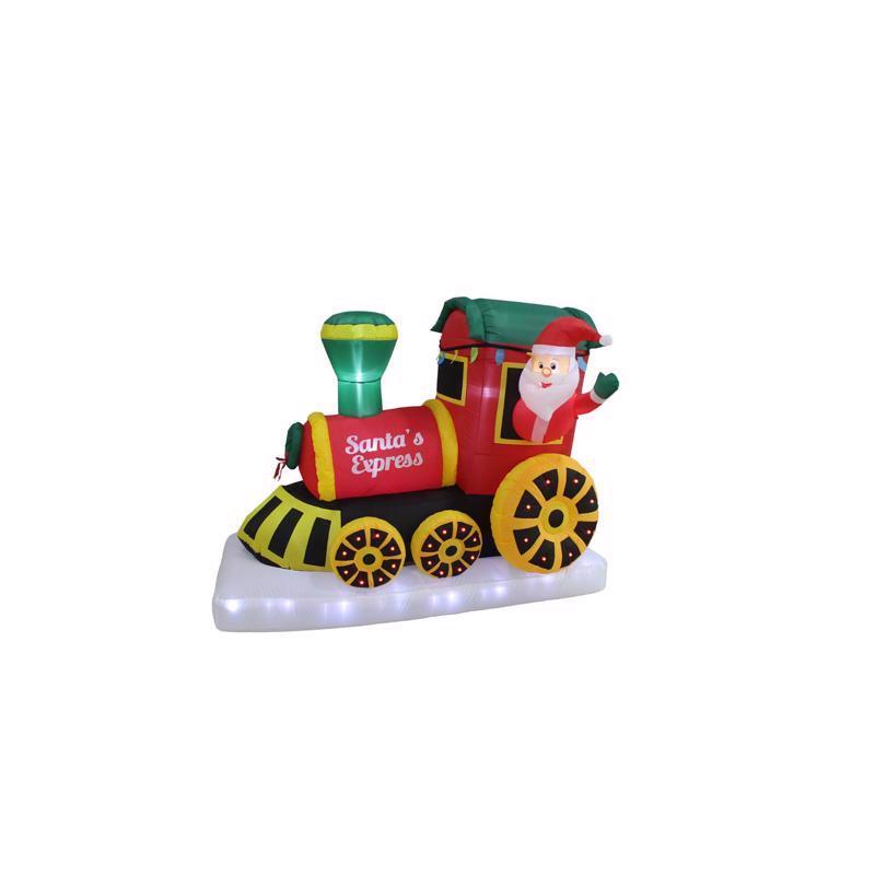 INFLAT SANTA TRAIN 6"