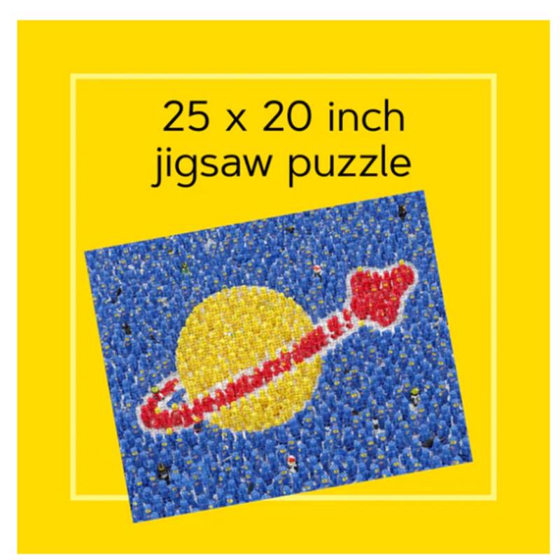 LEGO Minifigure Space Mission Puzzle Cardboard/Plastic Multicolored 1000 pc