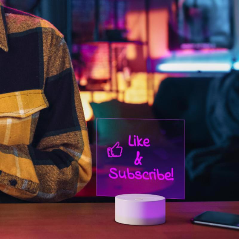 Globe Electric Glow Color Changing Light Board Plastic 1 pk