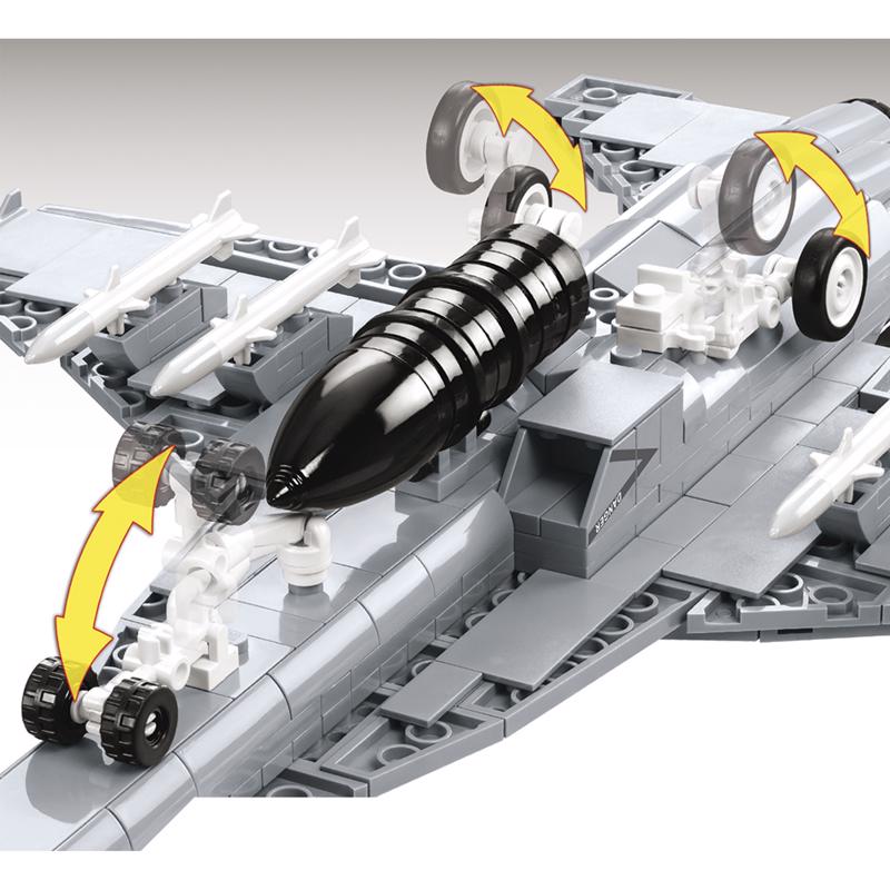 Cobi Top Gun F/A-18E Super Hornet Block Set Plastic Multicolored 570 pc