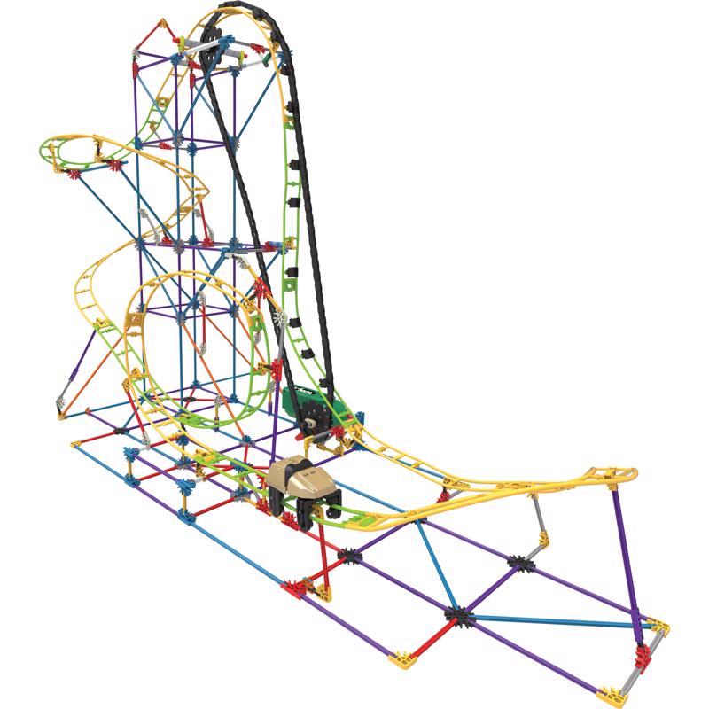 K'Nex Roller Coaster Building Set Toy Plastic 546 pc