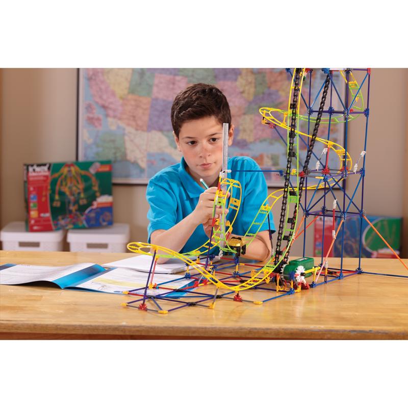 K'Nex Roller Coaster Building Set Toy Plastic 546 pc