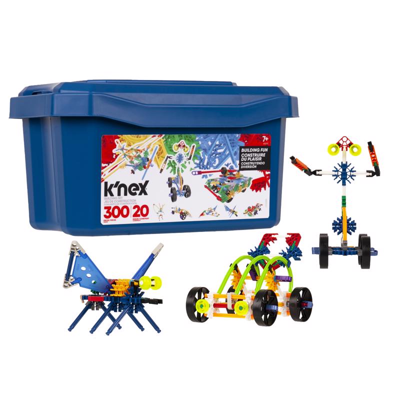 K'Nex Classic Fun Tub Building Set Toy Plastic 300 pc