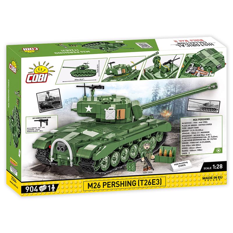 Cobi M26 Pershing Block Set Plastic Green 904 pc