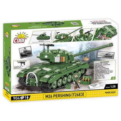 Cobi M26 Pershing Block Set Plastic Green 904 pc