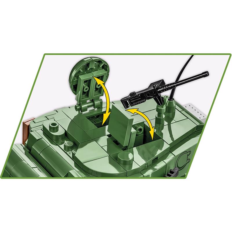 Cobi M26 Pershing Block Set Plastic Green 904 pc