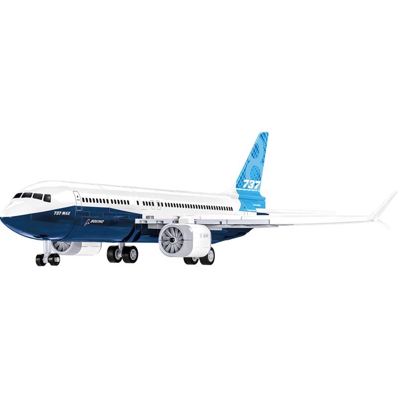 COBI Boeing 737-8 Airplane Block Set Blue/White 340 pc