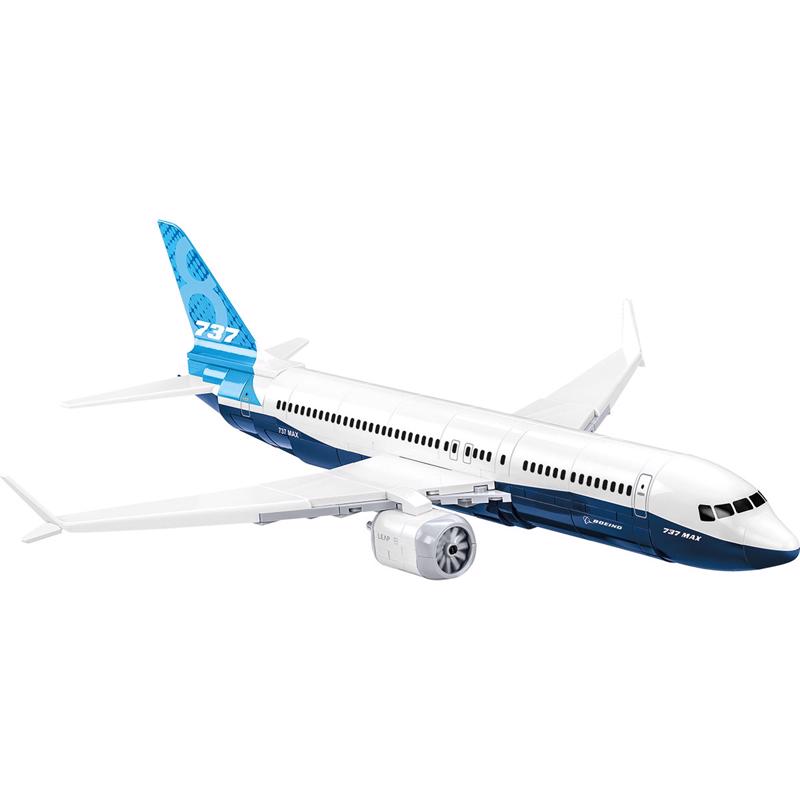 COBI Boeing 737-8 Airplane Block Set Blue/White 340 pc