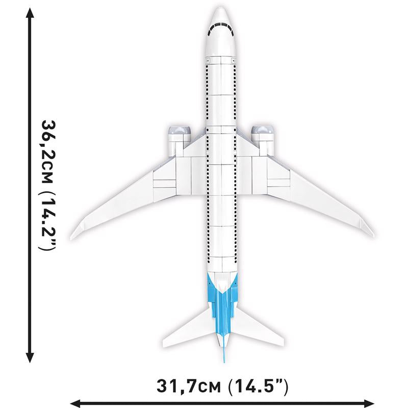 COBI Boeing 737-8 Airplane Block Set Blue/White 340 pc