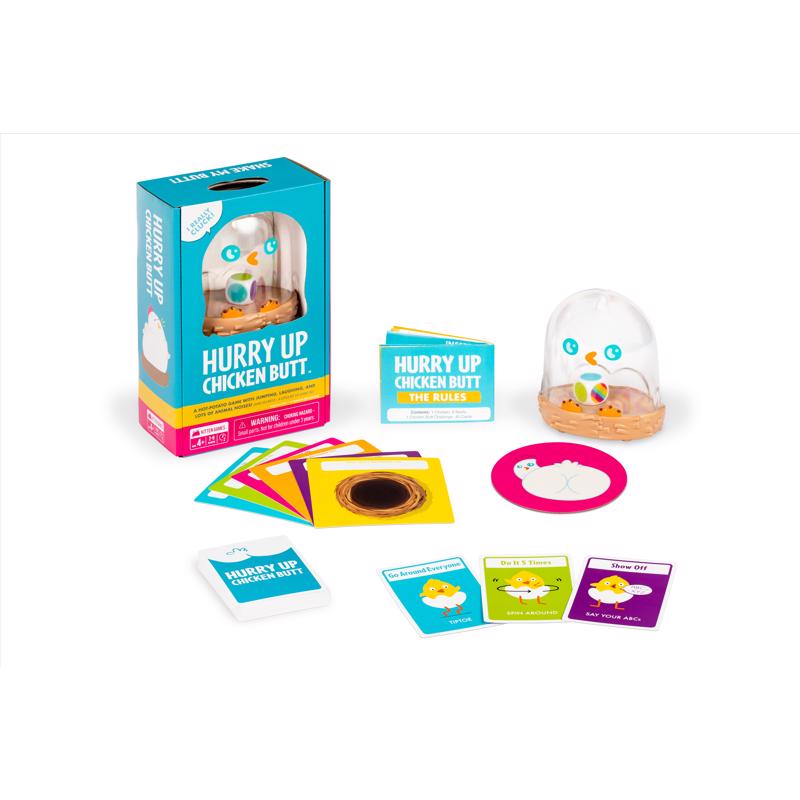 Exploding Kittens Hurry Up Chicken Butt Card Games Multicolored