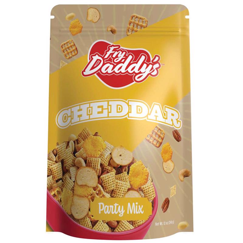 PARTY MIX CHDDR 12OZ 1PK