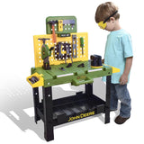 John Deere Work Bench Toy Set Multicolored 28 pc