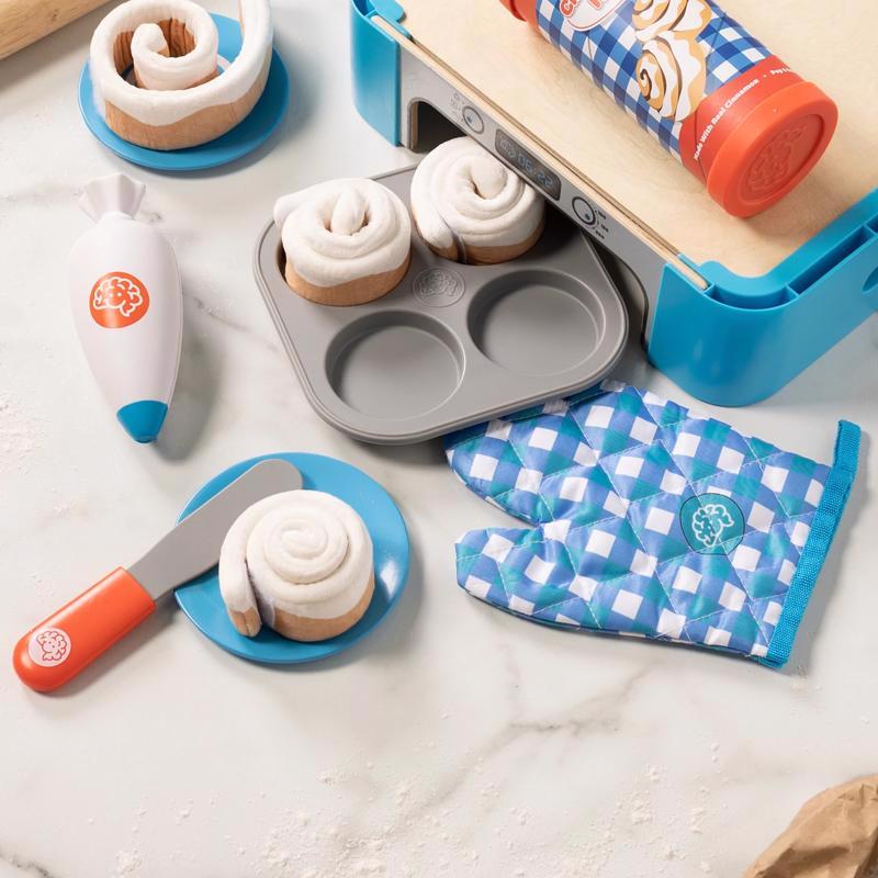 Fat Brain Toy Pretendables Cinnamon Roll Set Multicolored 10 pc