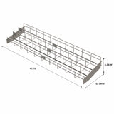 Black Drawer Slide Display Metal