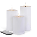 Gerson White No Scent LED Flameless Flickering Candle
